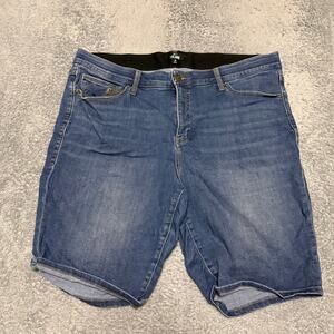 Lularoe Jeans Shorts Womens 40 (41x10) Jorts Stretch